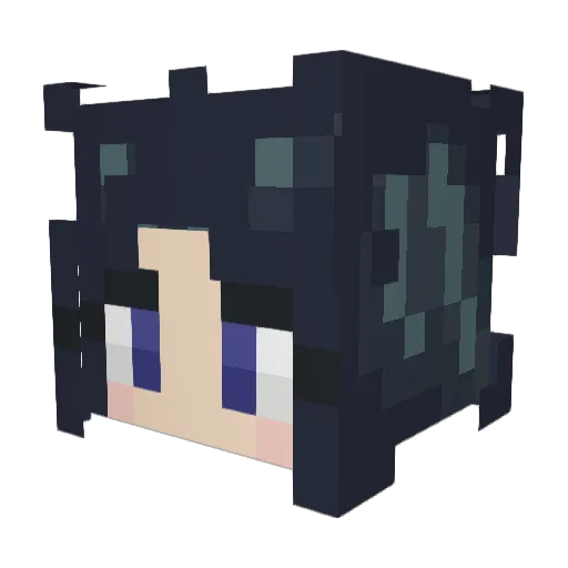 qiyun6666 Minecraft avatar head, 3D render