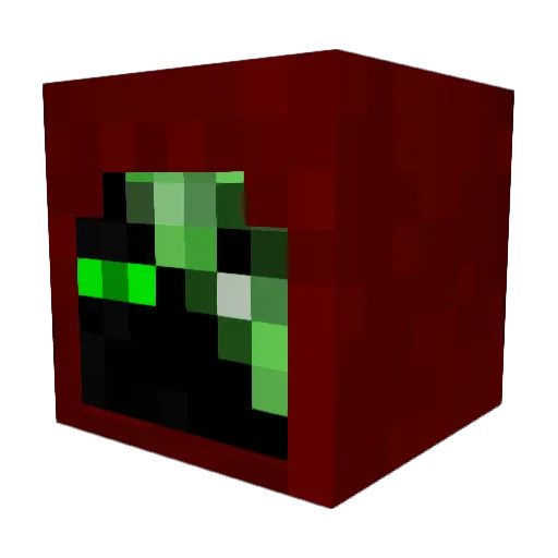 qj5589 Minecraft avatar head, 3D render
