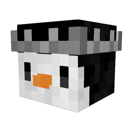 qjawlszz Minecraft avatar head, 3D render