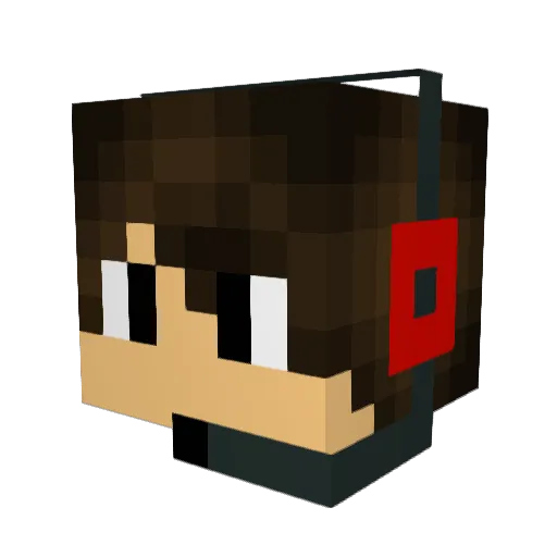 qjd957 Minecraft avatar head, 3D render