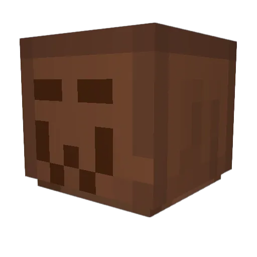 qjs9 Minecraft avatar head, 3D render