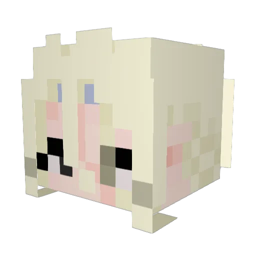 qkatoa2 Minecraft avatar head, 3D render