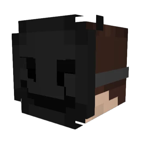 qkfvh123 Minecraft avatar head, 3D render