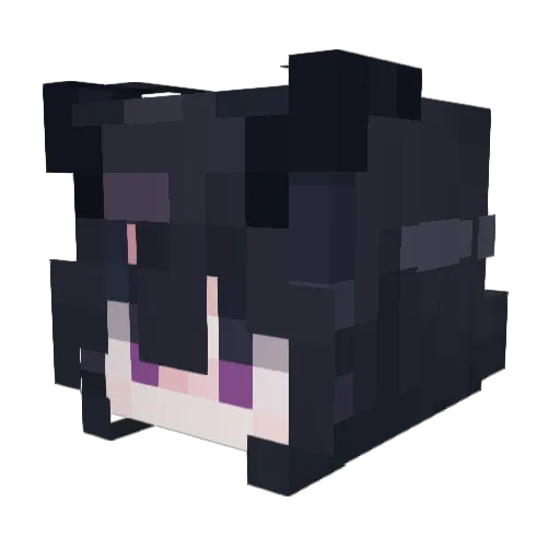 ql2333 Minecraft avatar head, 3D render