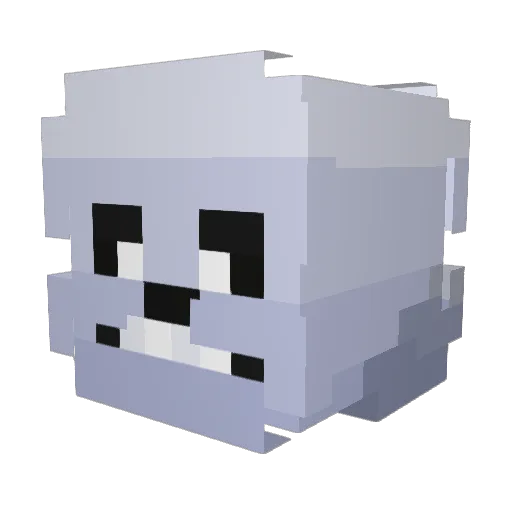 qlaud42 Minecraft avatar head, 3D render