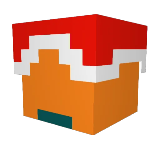 qminlee Minecraft avatar head, 3D render