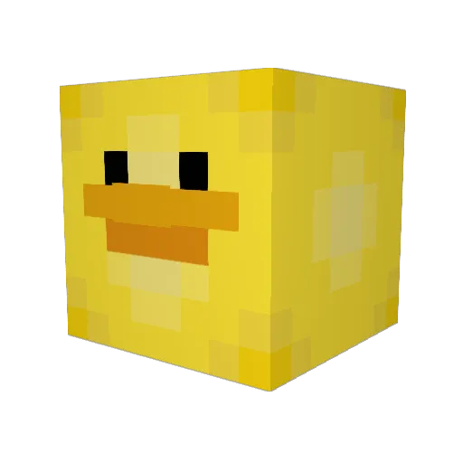 qmnsg Minecraft avatar head, 3D render