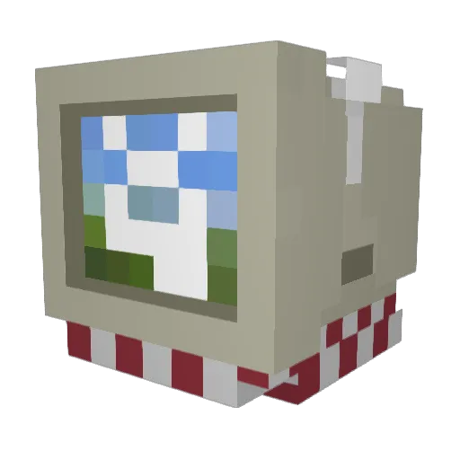 qms17 Minecraft avatar head, 3D render