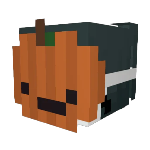 qnvb Minecraft avatar head, 3D render