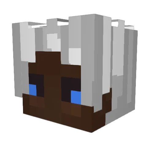 qodNils Minecraft avatar head, 3D render