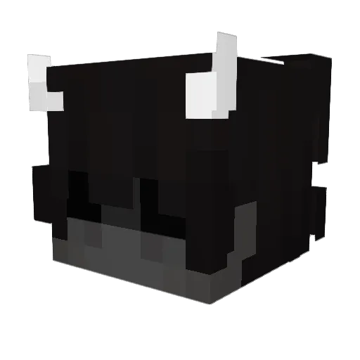 qodlyGHG Minecraft avatar head, 3D render