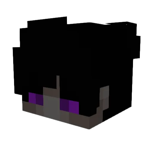 qodlyke Minecraft avatar head, 3D render