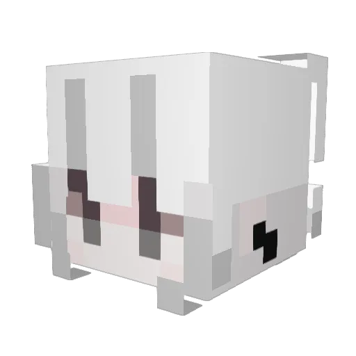 qodusgml Minecraft avatar head, 3D render