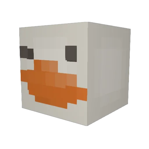 qorkdms15 Minecraft avatar head, 3D render