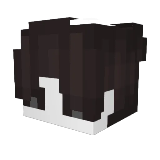 qossax Minecraft avatar head, 3D render