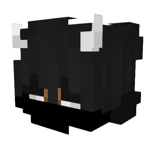 qozzuh Minecraft avatar head, 3D render