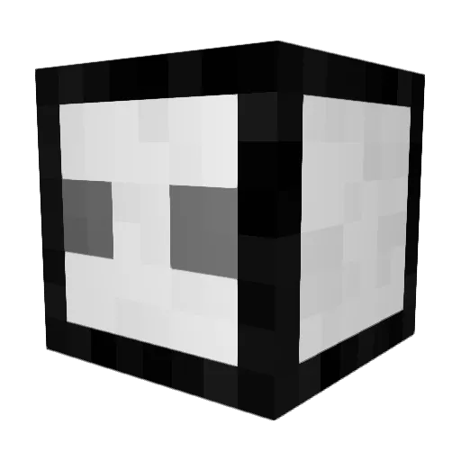 qp1db0 Minecraft avatar head, 3D render