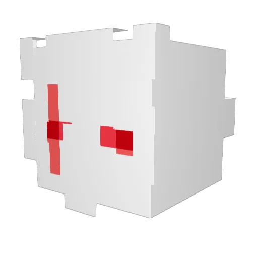 qpgp Minecraft avatar head, 3D render