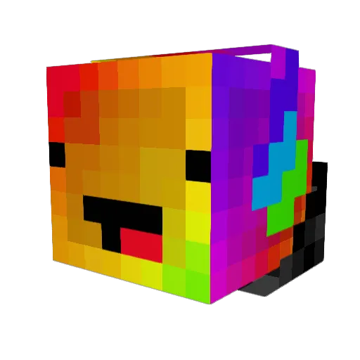 qpplejuicee Minecraft avatar head, 3D render