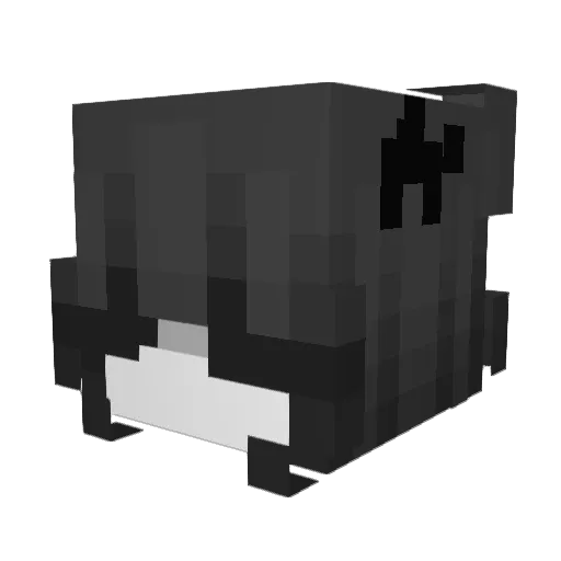 qpyEg Minecraft avatar head, 3D render