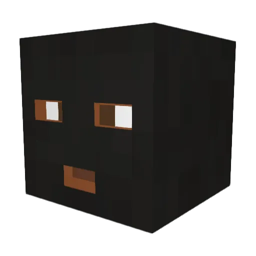 qq631 Minecraft avatar head, 3D render