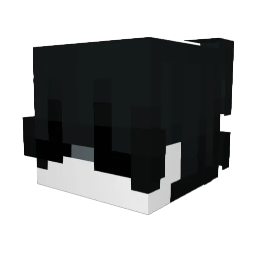 qqq9982 Minecraft avatar head, 3D render