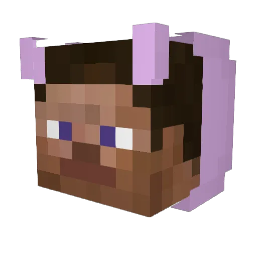 qqqqqqqqpppppppp Minecraft avatar head, 3D render