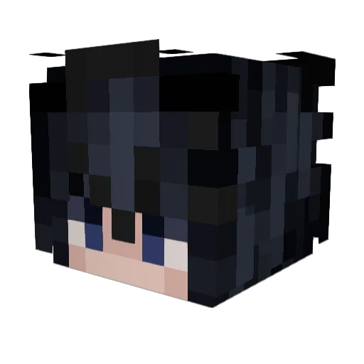 qqquinntism Minecraft avatar head, 3D render