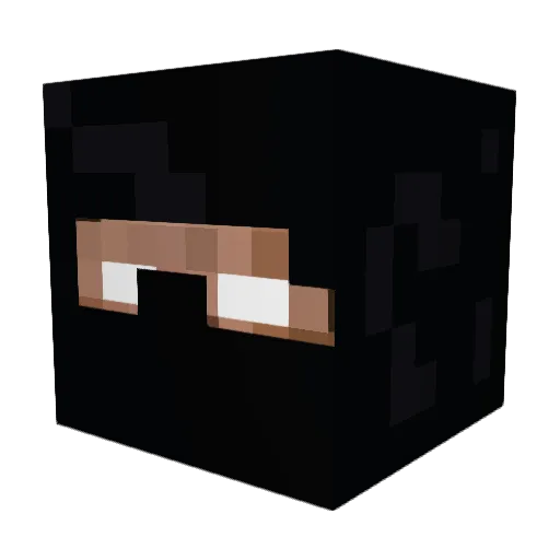qr_oli Minecraft avatar head, 3D render