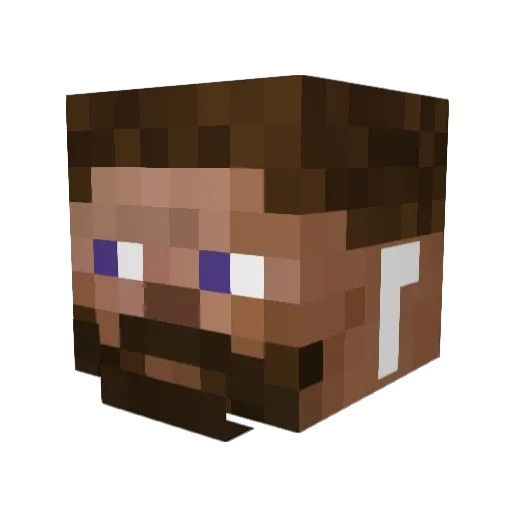 qrit_ Minecraft avatar head, 3D render