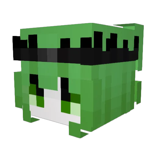 qrk66 Minecraft avatar head, 3D render