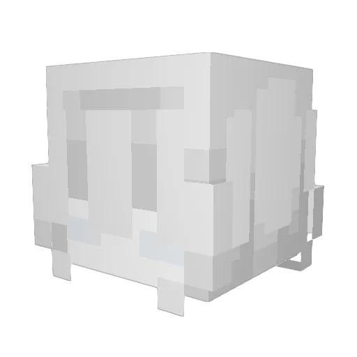 qrmo Minecraft avatar head, 3D render