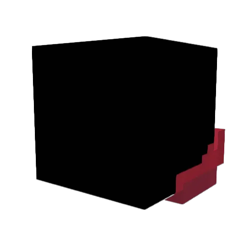 qsdfghjkll Minecraft avatar head, 3D render