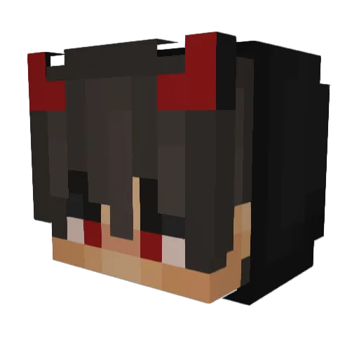 qsdfsdxf Minecraft avatar head, 3D render