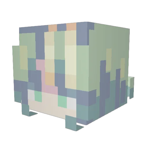 qtEmmma Minecraft avatar head, 3D render