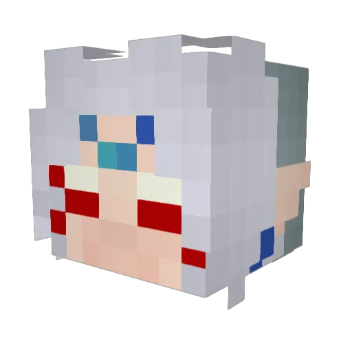qtay21 Minecraft avatar head, 3D render