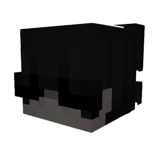 qtchuy Minecraft avatar head, 3D render