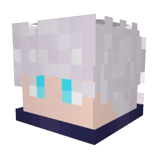 qtsumi Minecraft avatar head, 3D render