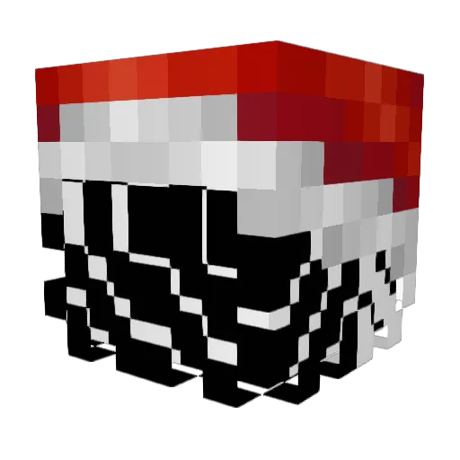 qu4ntik Minecraft avatar head, 3D render