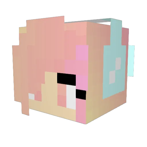 quachtridat2000 Minecraft avatar head, 3D render