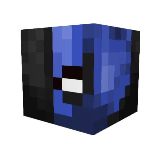 quackify Minecraft avatar head, 3D render