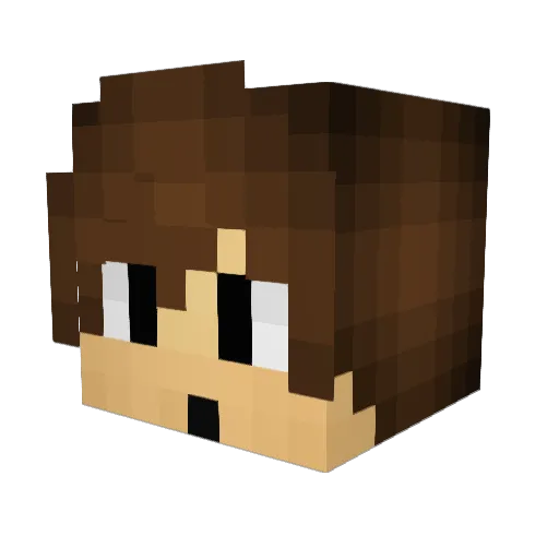 quackmaster69 Minecraft avatar head, 3D render