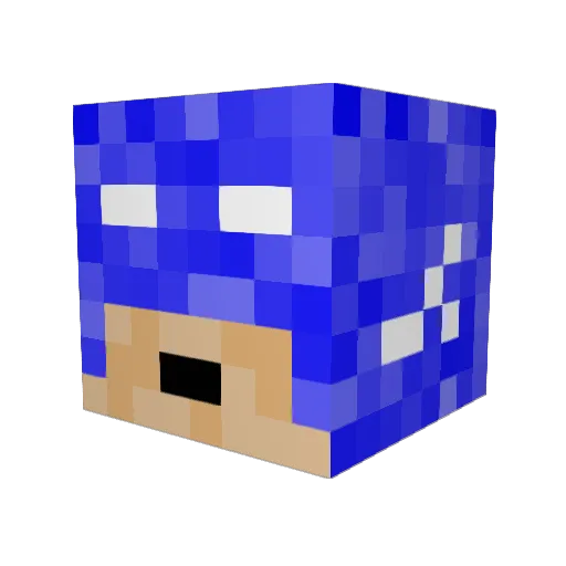 quailsoccerkid Minecraft avatar head, 3D render