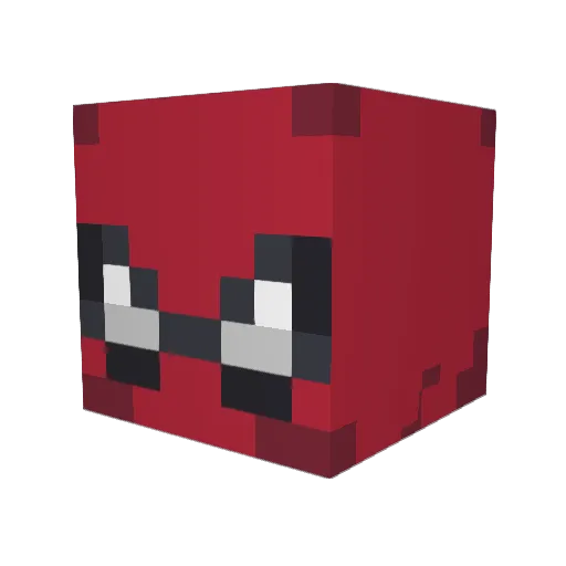 qualquercoisa Minecraft avatar head, 3D render