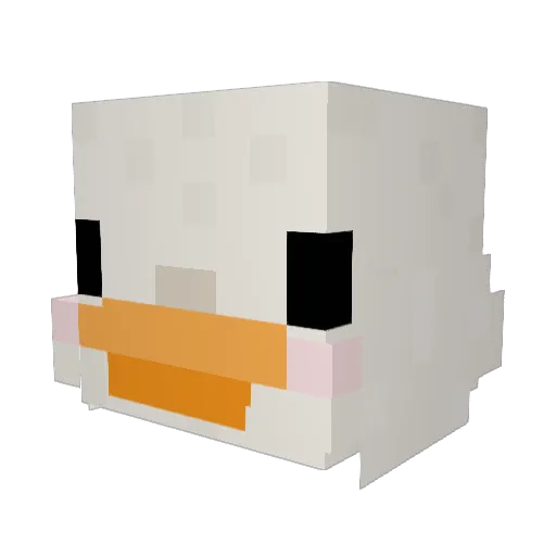 qualtzz Minecraft avatar head, 3D render