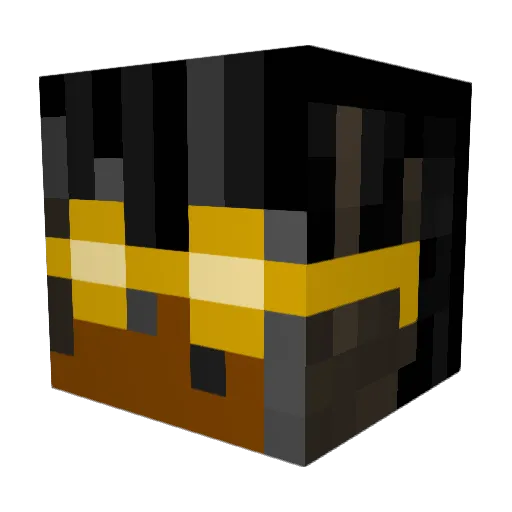 quarryboy_ Minecraft avatar head, 3D render