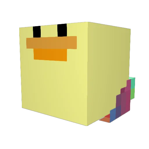 quasargazer Minecraft avatar head, 3D render