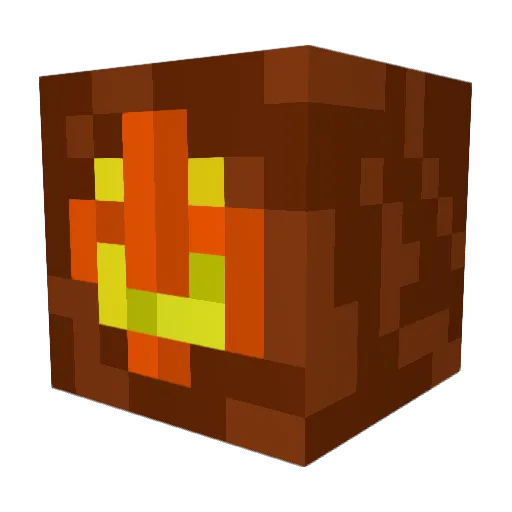 quatroblock Minecraft avatar head, 3D render