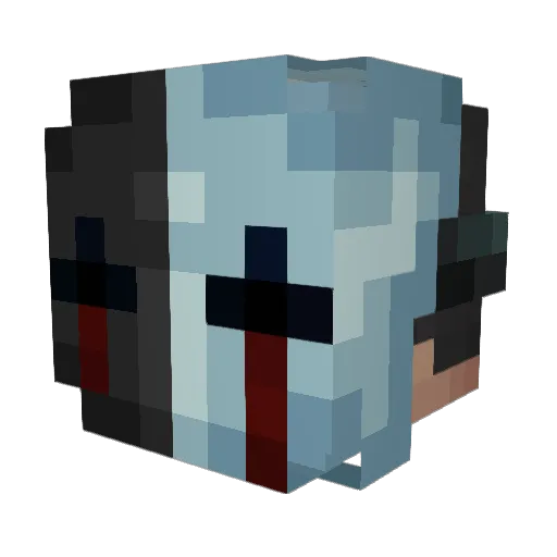 quava_ Minecraft avatar head, 3D render