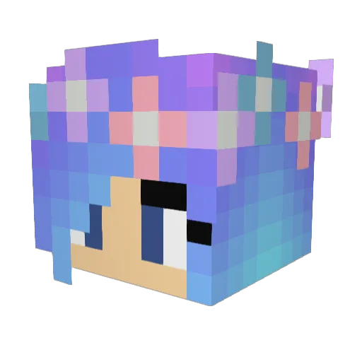 quazy119 Minecraft avatar head, 3D render